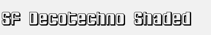 SF Deco Techno Shaded