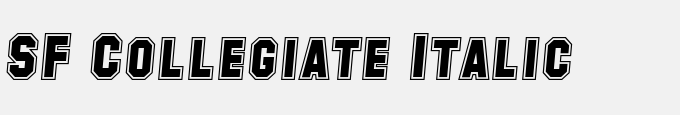 SF Collegiate Italic