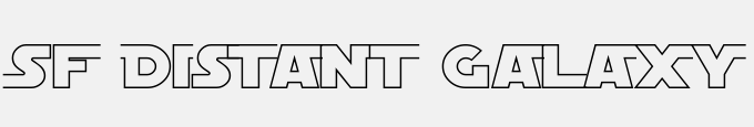 SF Distant Galaxy Alt Outline
