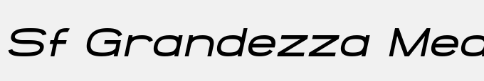 SF Grandezza Medium Oblique