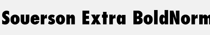 Souerson_Extra Bold-Normal