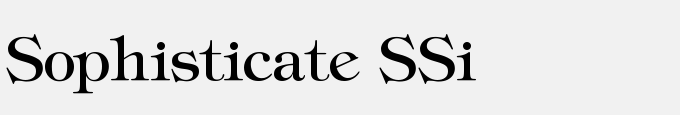Sophisticate SSi