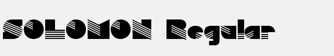 SOLOMON Regular