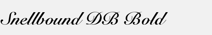 Snellbound DB Bold