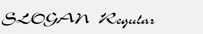 SLOGAN Regular
