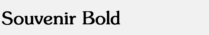 Souvenir Bold