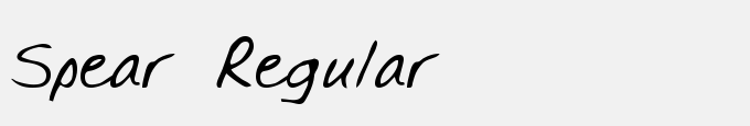Spear Regular
