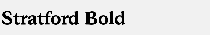 Stratford Bold
