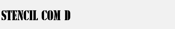 Stencil Com D