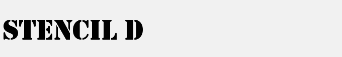 Stencil D