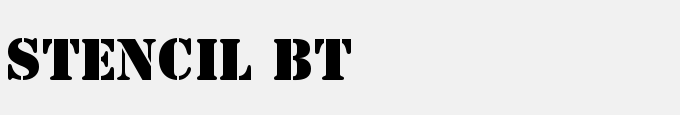 Stencil BT