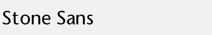 Stone Sans