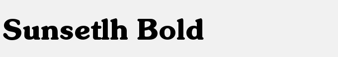 Sunset LH Bold