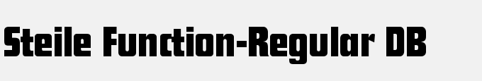 Steile Function-Regular DB