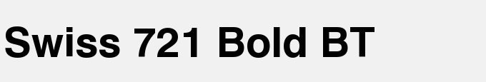 Swiss 721 Bold BT