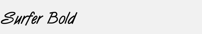 Surfer Bold