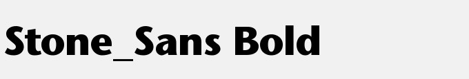 Stone_Sans Bold