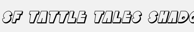 SF Tattle Tales Shadow Italic