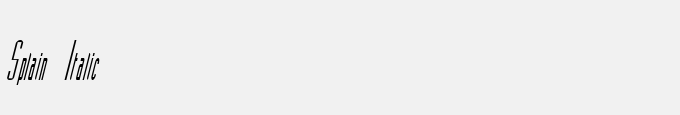Splain Italic