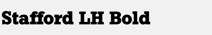 Stafford LH Bold