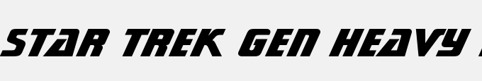 Star Trek Gen Heavy BT