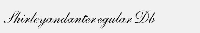Shirley Andante-Regular DB