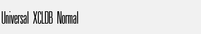 Universal XCLDB Normal