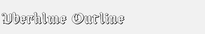 Uberh&ouml;lme Outline