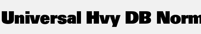 Universal Hvy DB Normal