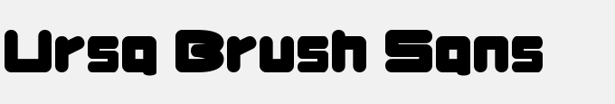 Ursa Brush Sans