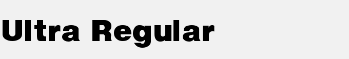 Ultra Regular