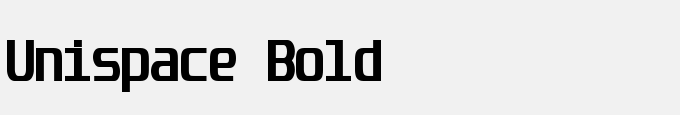 Unispace Bold