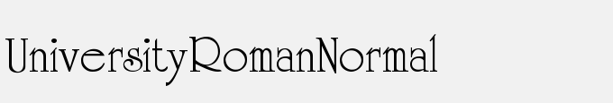 University-Roman-Normal