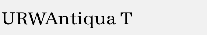 URWAntiqua T