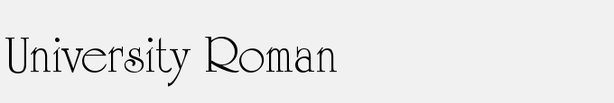 University Roman