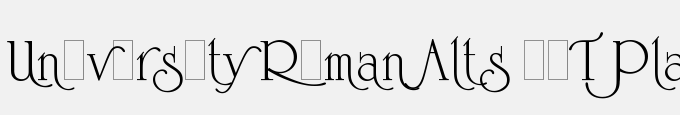 University Roman Alts LET Plain:1.0