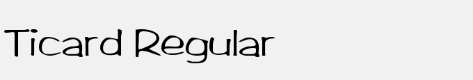 Ticard Regular