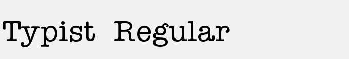 Typist Regular