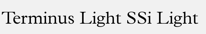 Terminus Light SSi Light