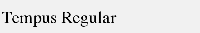 Tempus Regular