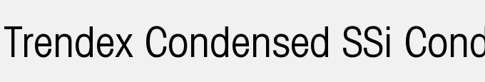 Trendex Condensed SSi Condensed