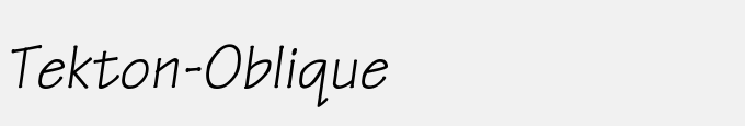 Tekton-Oblique
