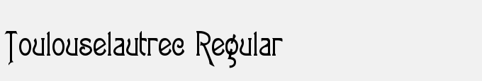 Toulouse Lautrec Regular