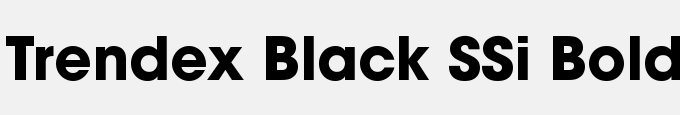 Trendex Black SSi Bold