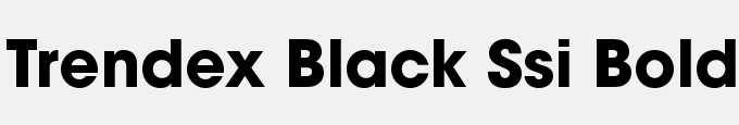 Trendex Black SSi Bold
