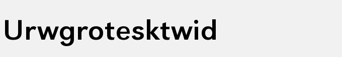 URWGrotesk TWid