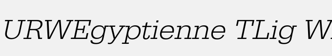 URWEgyptienne TLig Wid Oblique