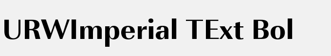 URWImperial TExt Bol
