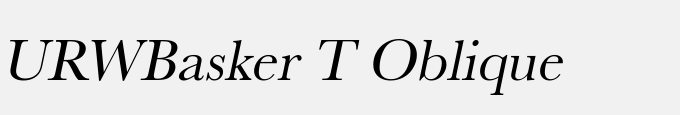URWBasker T Oblique