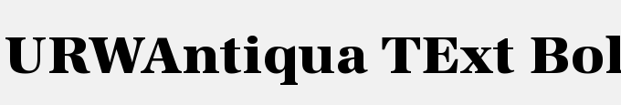 URWAntiqua TExt Bol